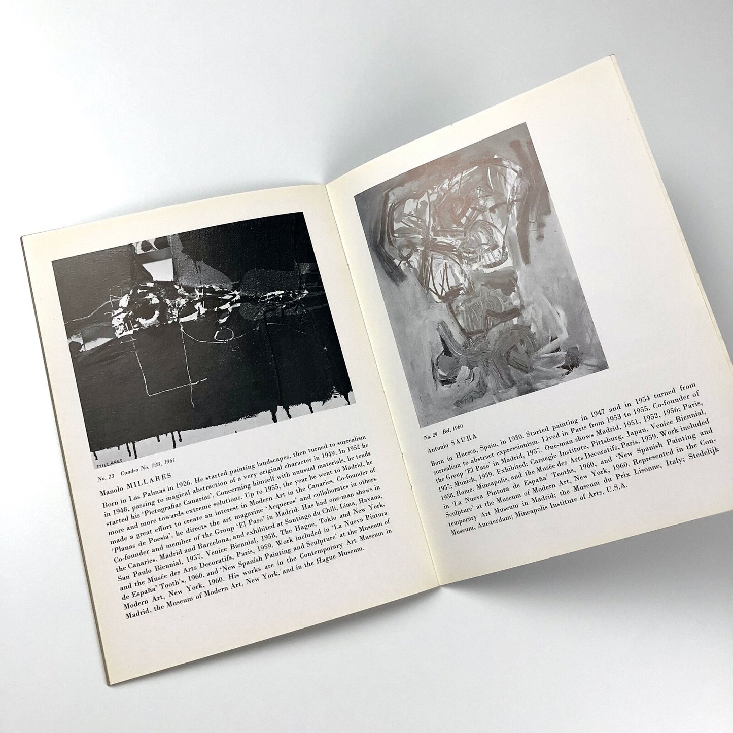 La Nueva Pintura de Espana. Six Contemporary Spanish Painters | Arthur Tooth catalogue, 1962