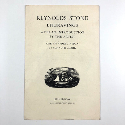 Prospectus for Reynolds Stone Engravings | John Murray c. 1977