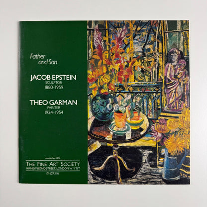 Father and Son Jacob Epstein sculptor, Theo Garman painter |The  Fine Art Society 1989