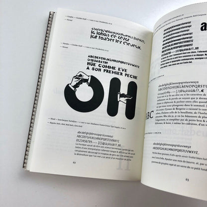 Lettres Françaises: Specimen de caractères français Jean-Francois Porchez 1998