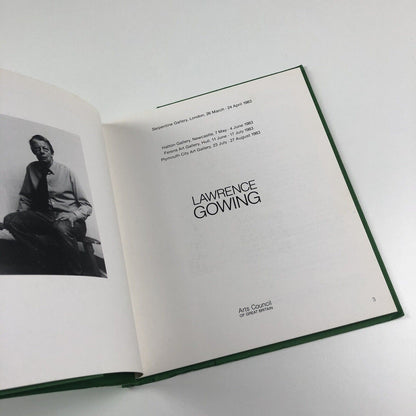 Lawrence Gowing | Serpentine Gallery, Arts Council | Catalogue design Gordon House 1963