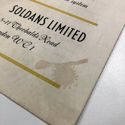 Soldans' Types specimen leaflet – Ludwig & Mayer Type Foundry | Soldans Limited