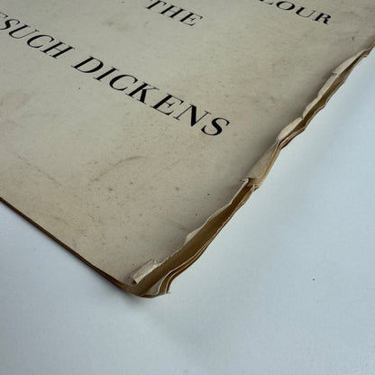 Leaflet A portrait in Natural Colour of the Nonesuch Dickens Nonesuch Press 1937