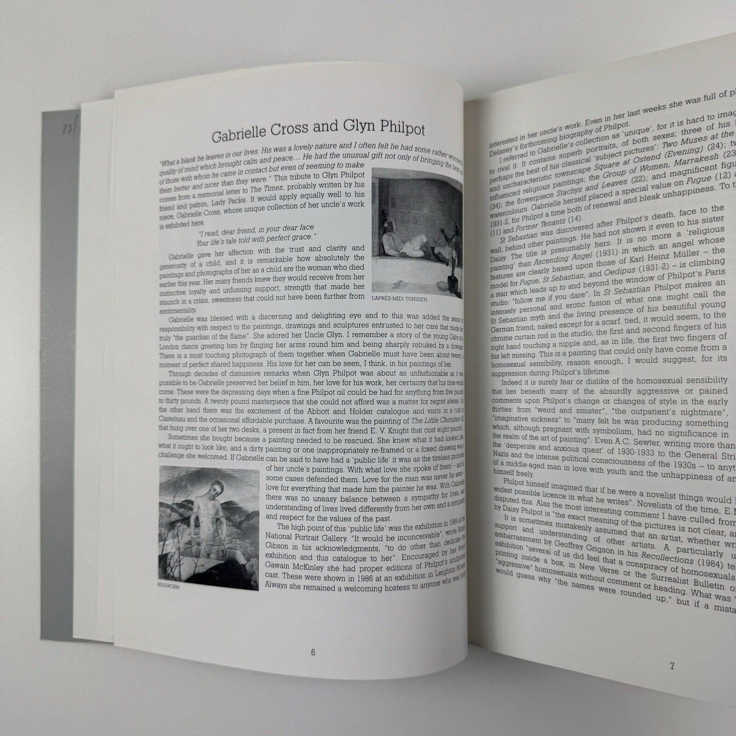 Glyn Philpot | The Fine Art Society and Pallant House 1997/8 | Catalogue and flyer