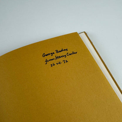 The Reminiscences of Edmund Evans Ruari McLean | Oxford, 1968 reprint | Inscribed by Harry Carter to George Buday