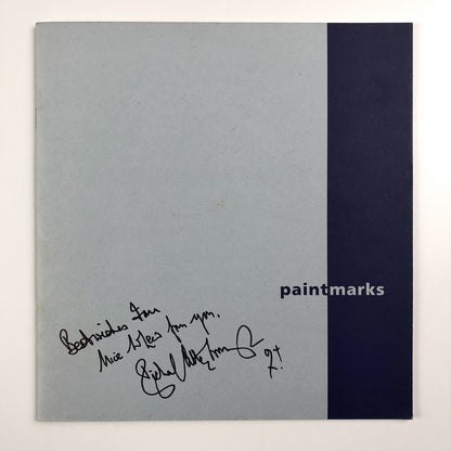 Paintmarks | Kettle's Yard 1994 Cambridge | Richard Attenborough signature