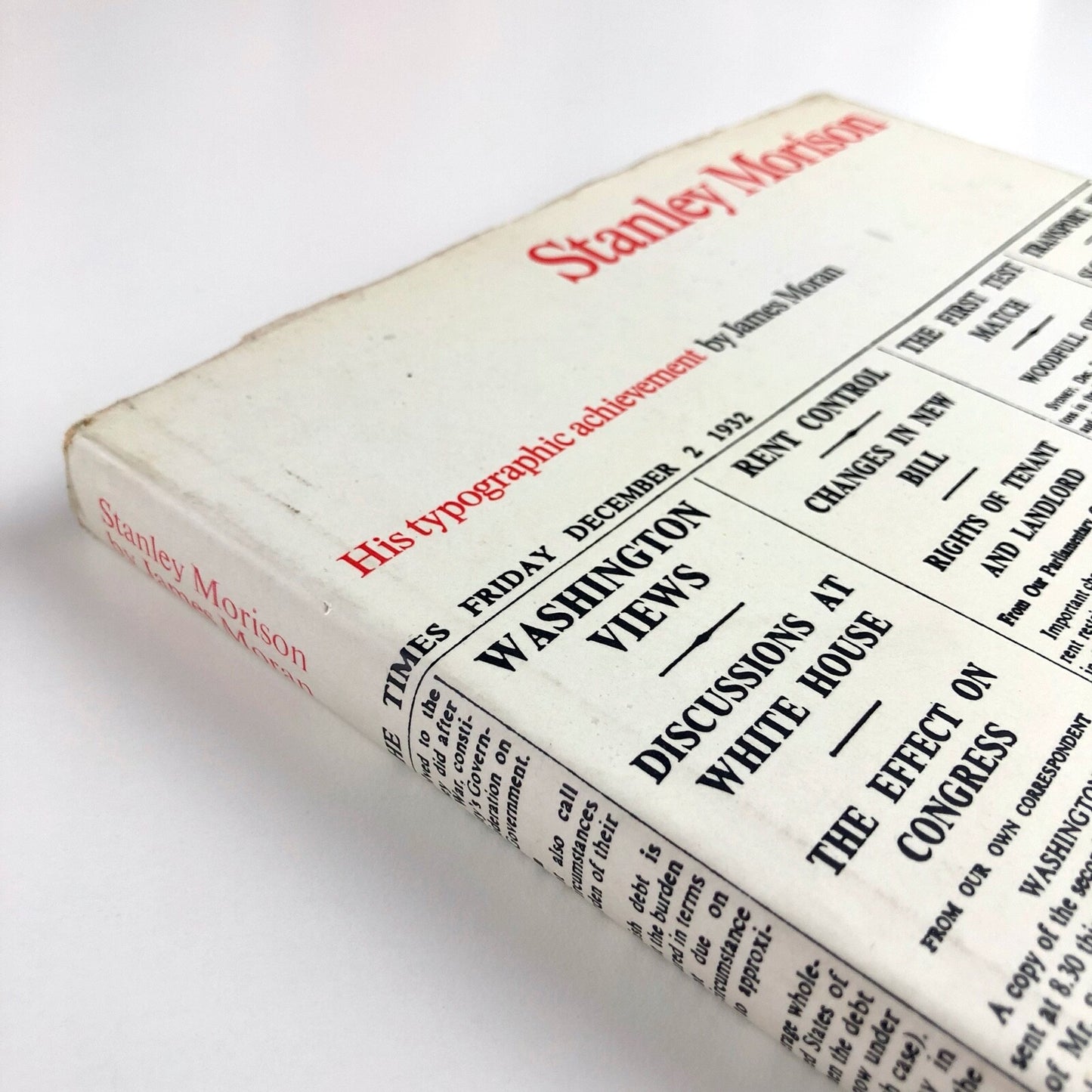 Stanley Morison: His Typographic Achievement by James Moran | Lund Humphries 1971