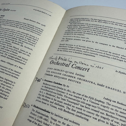 The Nineteenth Aldeburgh Festival 1966 of Music and the Arts