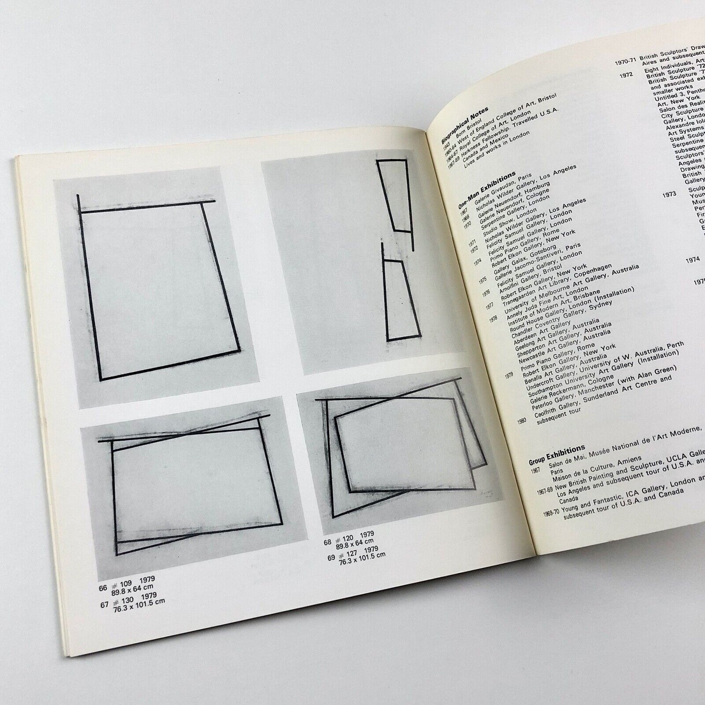 Nigel Hall – Sculpture and Drawings 1974–1980 | Annely Juda Ceolfrith Gallery, 1980