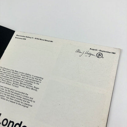 New London Situation. An Exhibition of British Abstract Art 1961 | Design by Gordon House