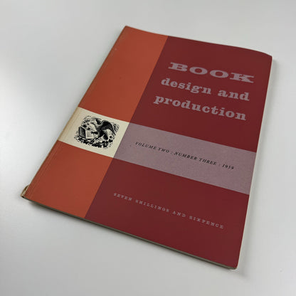 Book Design and Production – Vol 2 No 3 1959 | Printing News Ltd | Editor James Moran