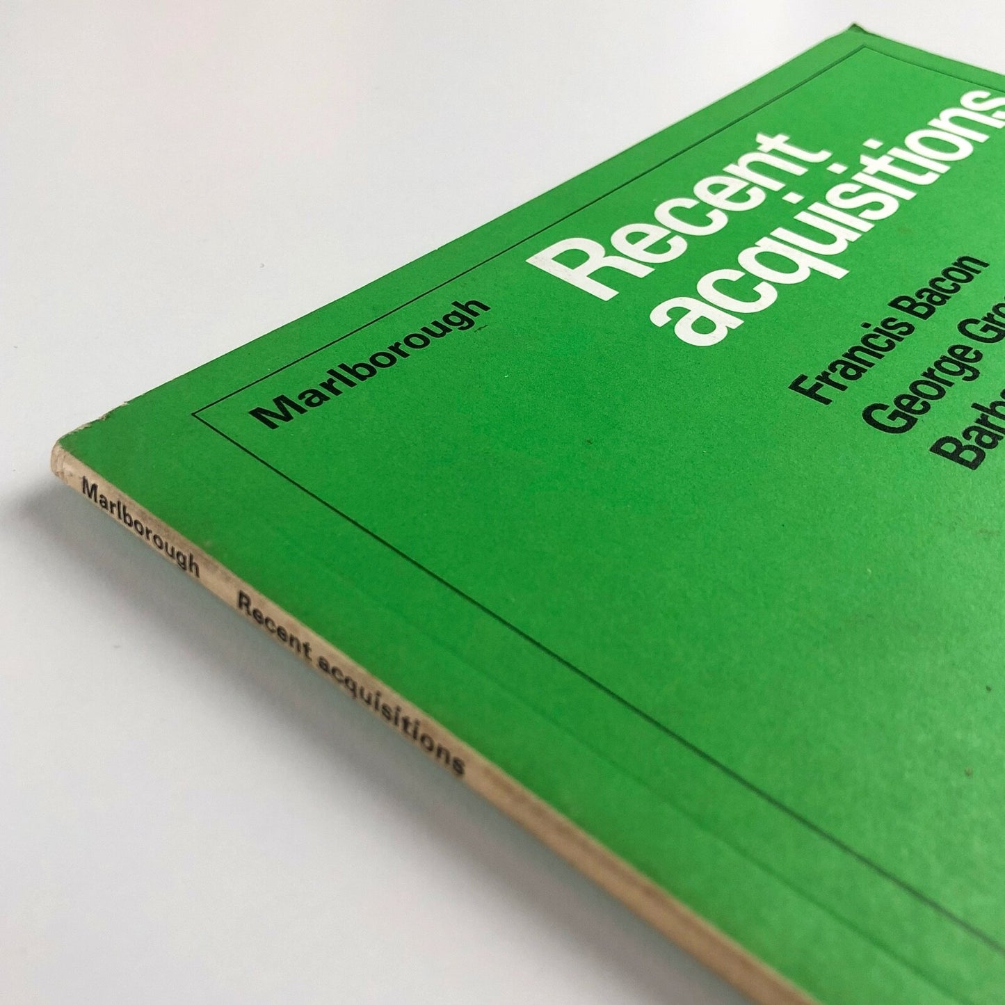 Recent Acquisitions | Marlborough Fine Art exhibition catalogue, 1967 | Design by Gordon House