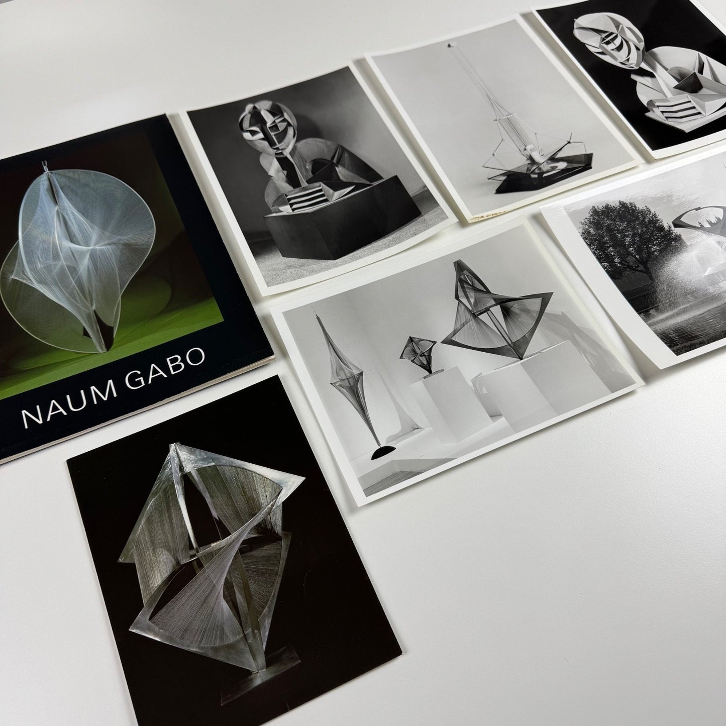 Naum Gabo. Sixty Years of Constructivism Tate Gallery, 1987 + private view invitation, and photos