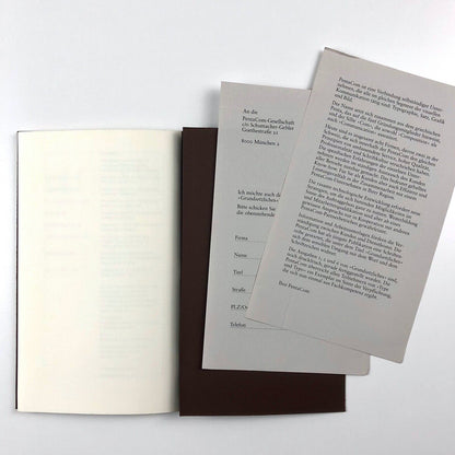 Grundsetzliches Schrift und Werkzeug heft 1 Pentagram | Philipp Luidl 1982