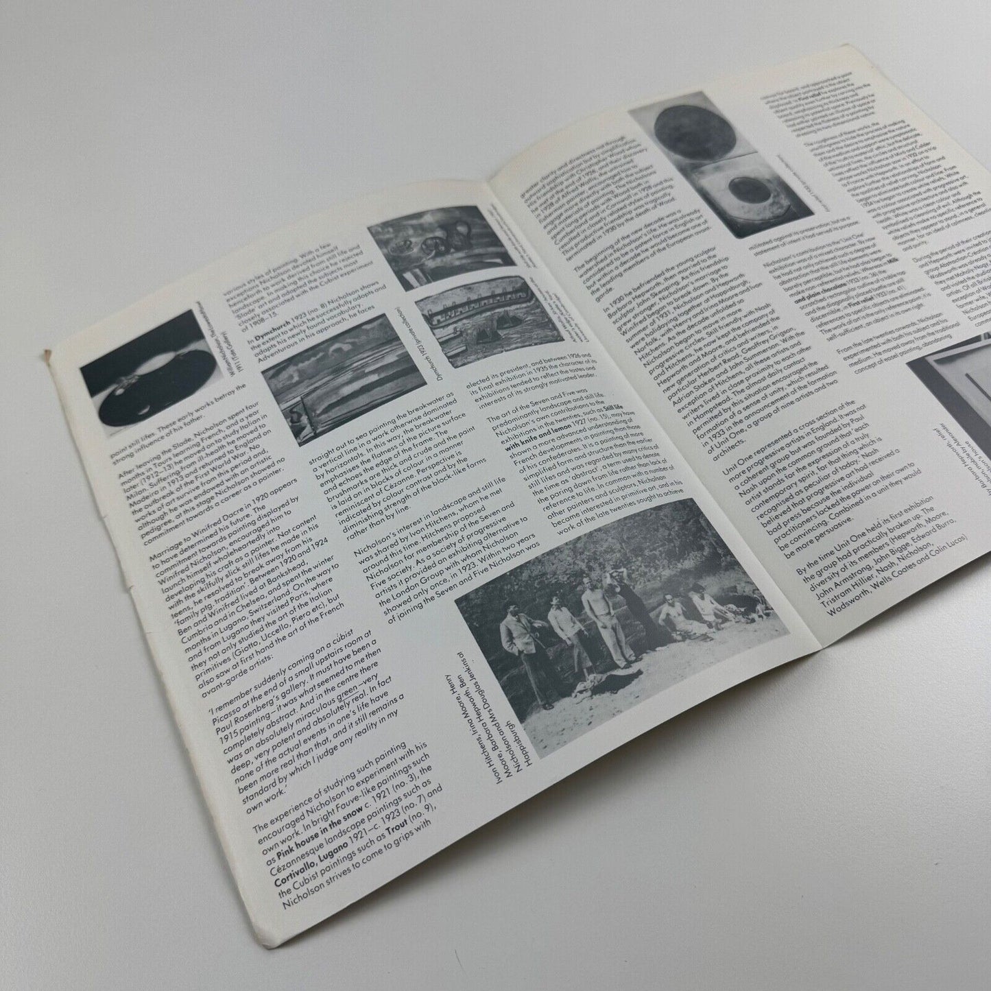 Ben Nicholson. Gallery leaflet to accompany the exhibition organised by Kettle’s Yard Gallery and toured by the Arts Council, 1983