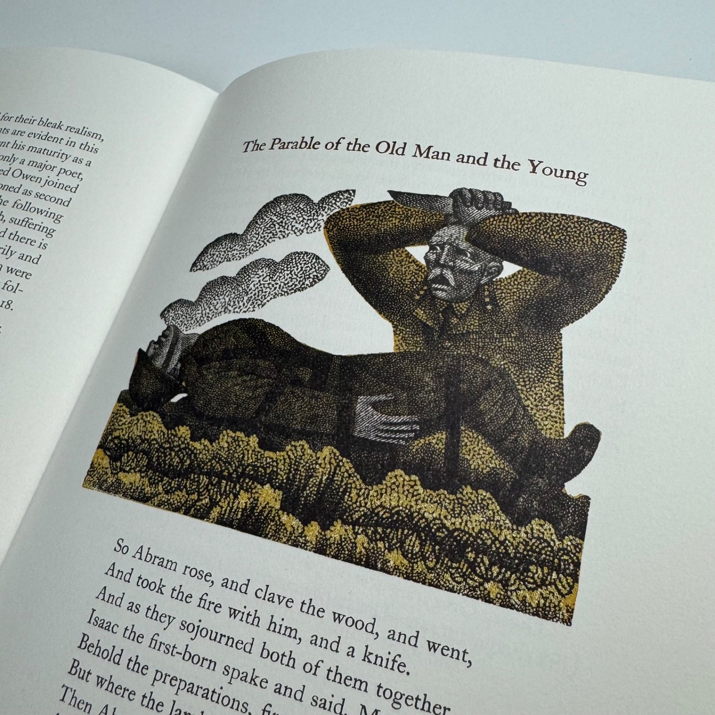 Prospectus for Mapping Golgotha. Wilfred Owen: letters & poems Gregynog Press