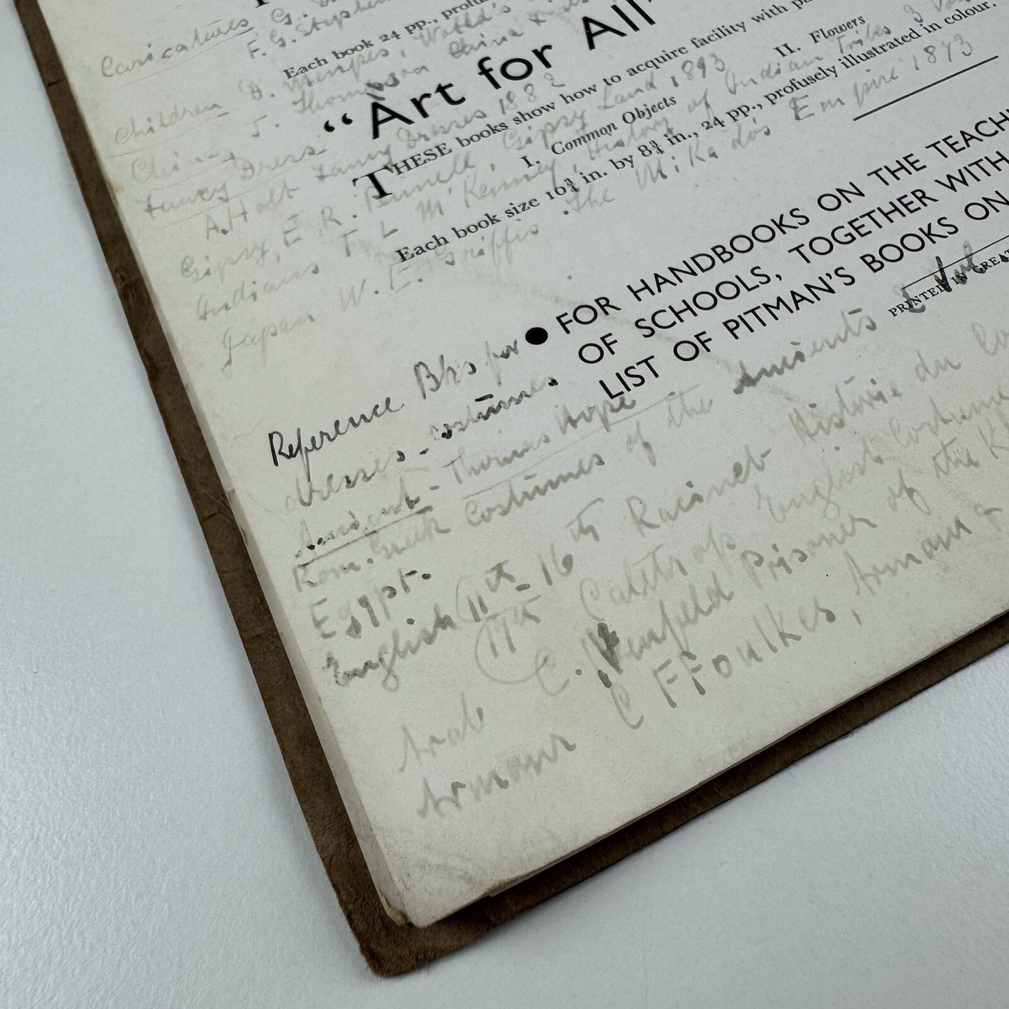 Books on Art. Sir Isaac Pitman & Sons Ltd | Undated