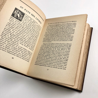 Plaisir de Bibliophile. Gazette trimestrielle des amateurs de livres modernes | 1925-1930 – 24 issues bound in six volumes
