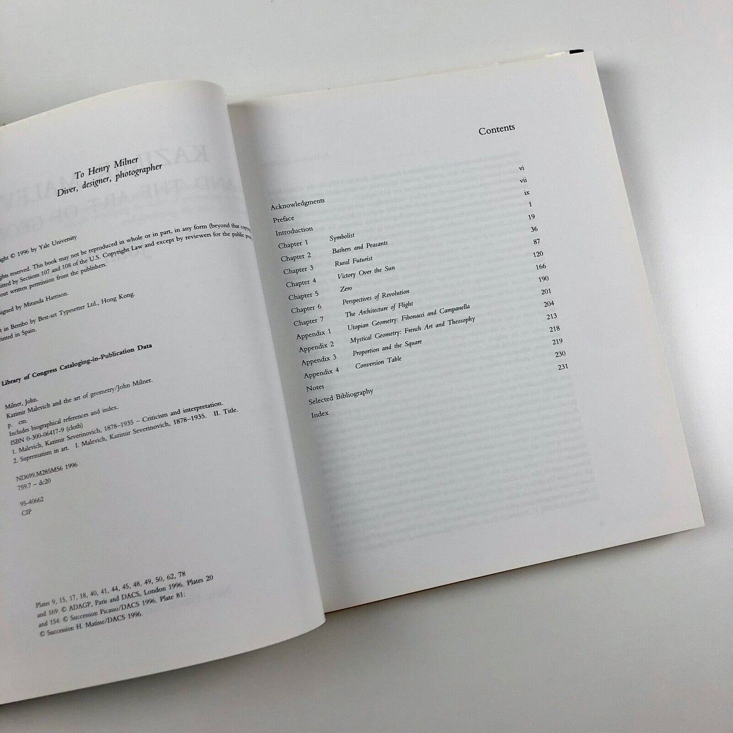 Kazimir Malevich and the Art of Geometry by John Milner | Yale University, 1996