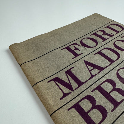 Ford Madox Brown 1921-1893 Walker Art Gallery Liverpool 1964 bookplate for M. Bernard Thorold