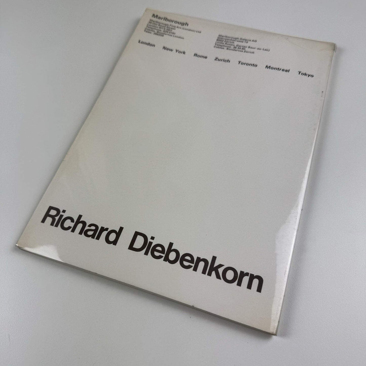 Richard Diebenkorn. The Ocean Park Series. Recent Work | Marlborough London and Zurich – exhibition catalogue, 1973/4