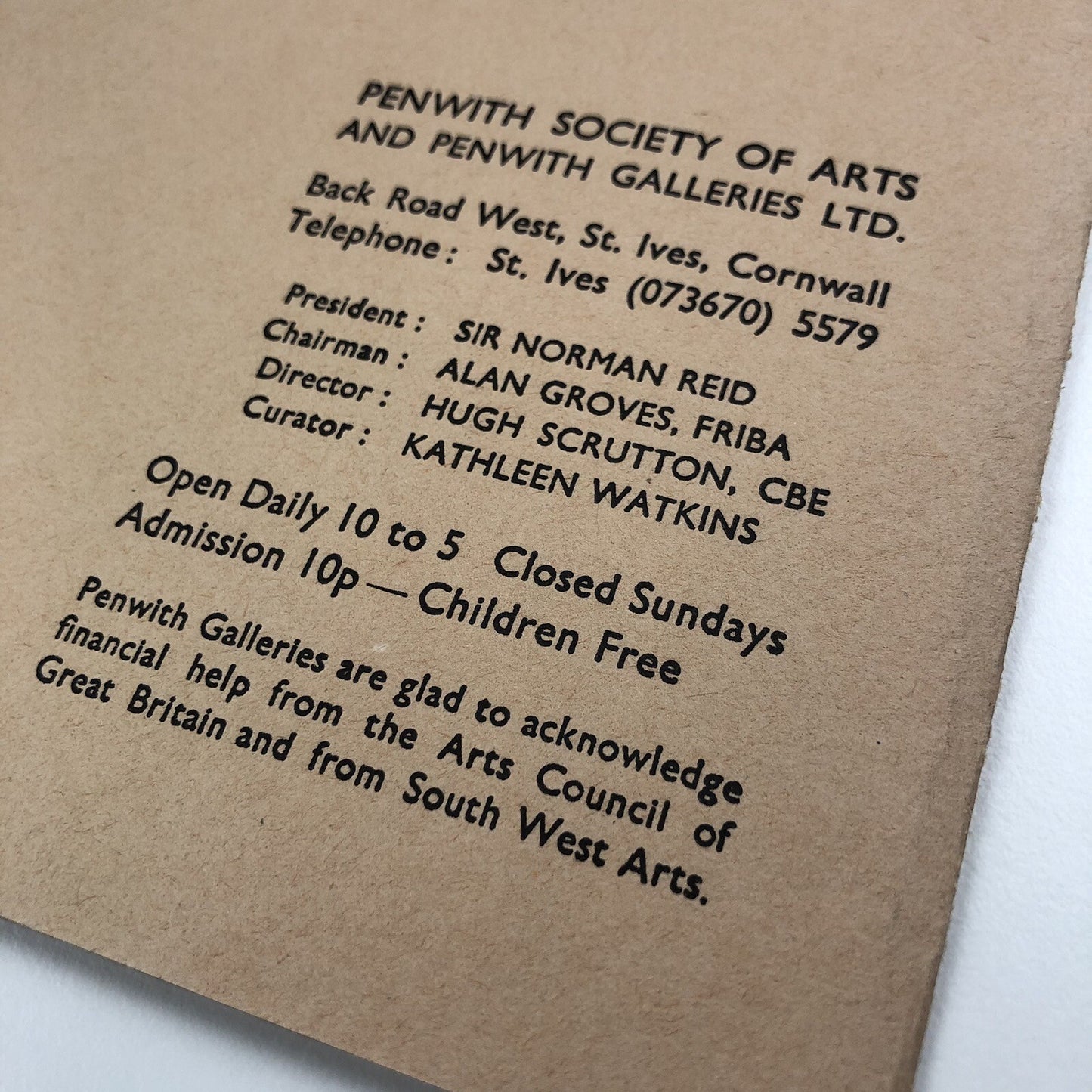 Penwith Spring exhibition catalogue 1979 | The Penwith Society of Arts