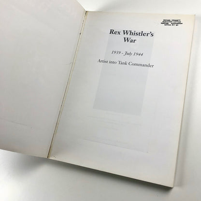 Rex Whistler's War – Artist Into Tank Commander | National Army Museum, 1994