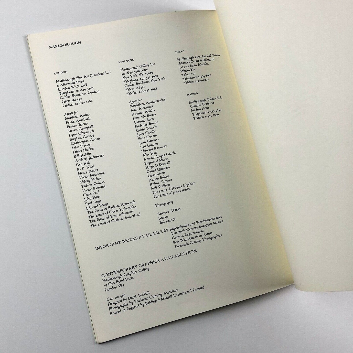 Lynn Chadwick – New Work | Marlborough Fine Art exhibition catalogue, 1989