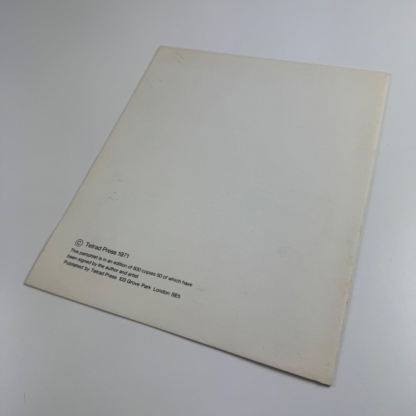 Lesbia Waltz by Tom Phillips | Tetrad Press, 1971 limited edition