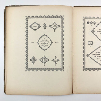 Monotype Flower Decorations type specimen booklet | Lanston Monotype, 1924