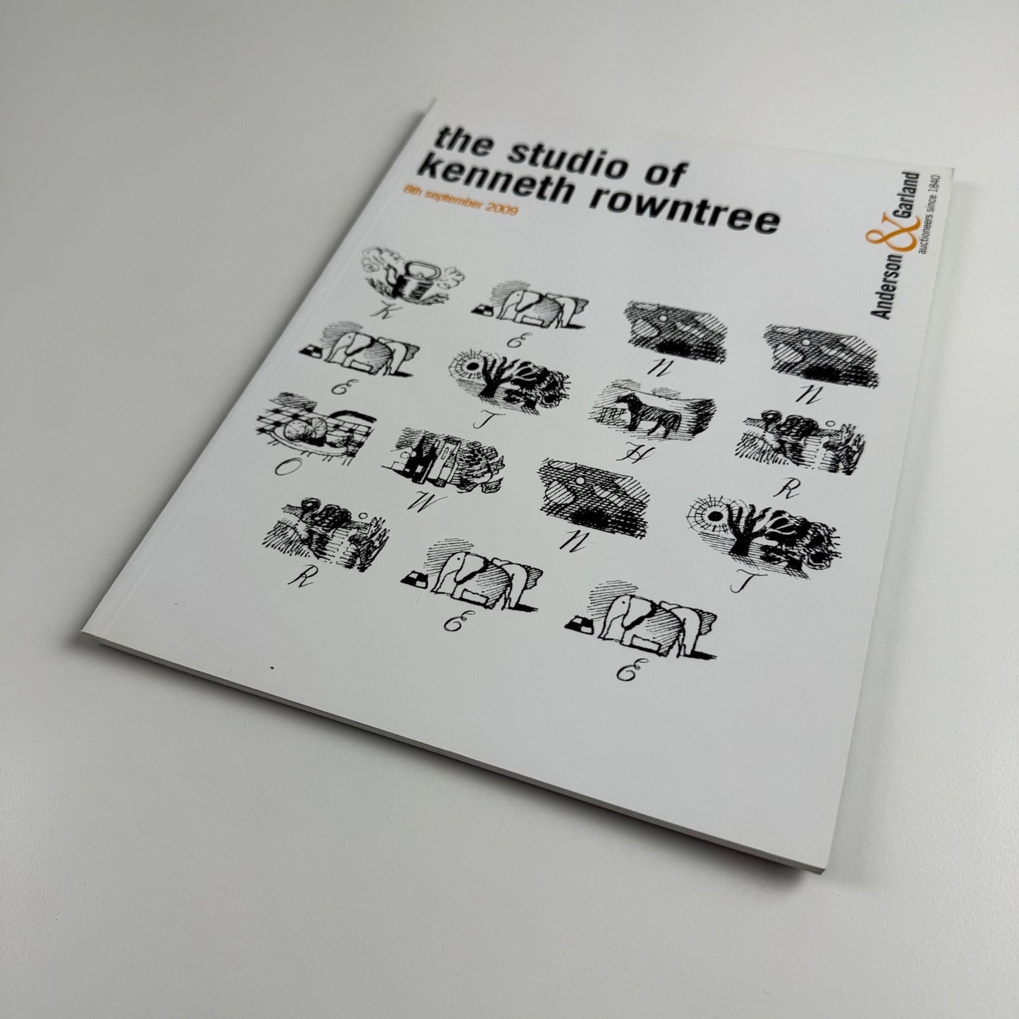 The studio of Kenneth Rowntree | auction catalogue Anderson & Garland 8 September 2009