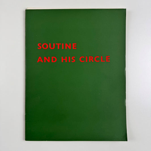Soutine & his Circle | Crane Kalman Gallery 1960