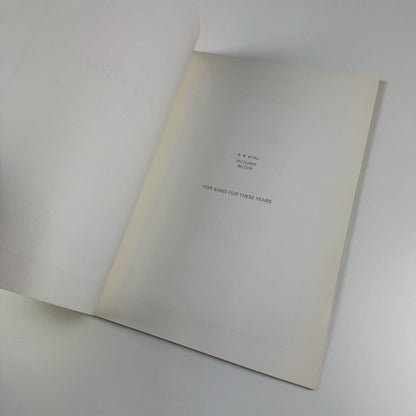 R.B. Kitaj Pictures For Sand for These Years | Marlborough London, 1977 | introduction by Robert Creeley