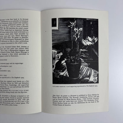 Prospectus: John Nash the painter as illustrator John Lewis | A Special Edition | Pendomer Press, 1978