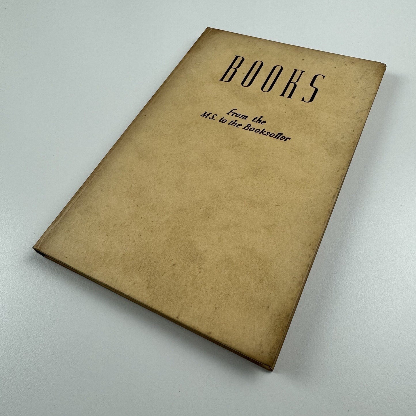 Books from the MS. to the Bookseller by John L. Young | Sir Isaac Pitman, London, third edition 1947