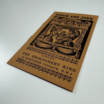 Punch and Judy. The Broadsheet King | John Foreman’s press, undated c.1980
