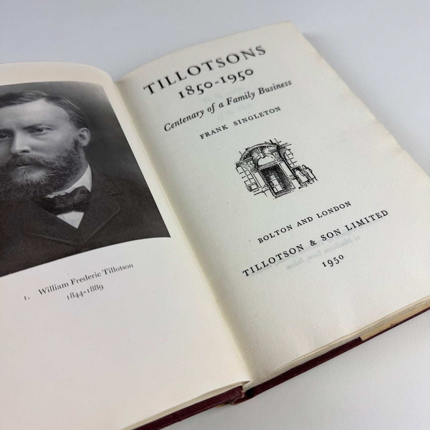 Tillotsons 1850-1950 by Frank Singleton | limited edition, 1950