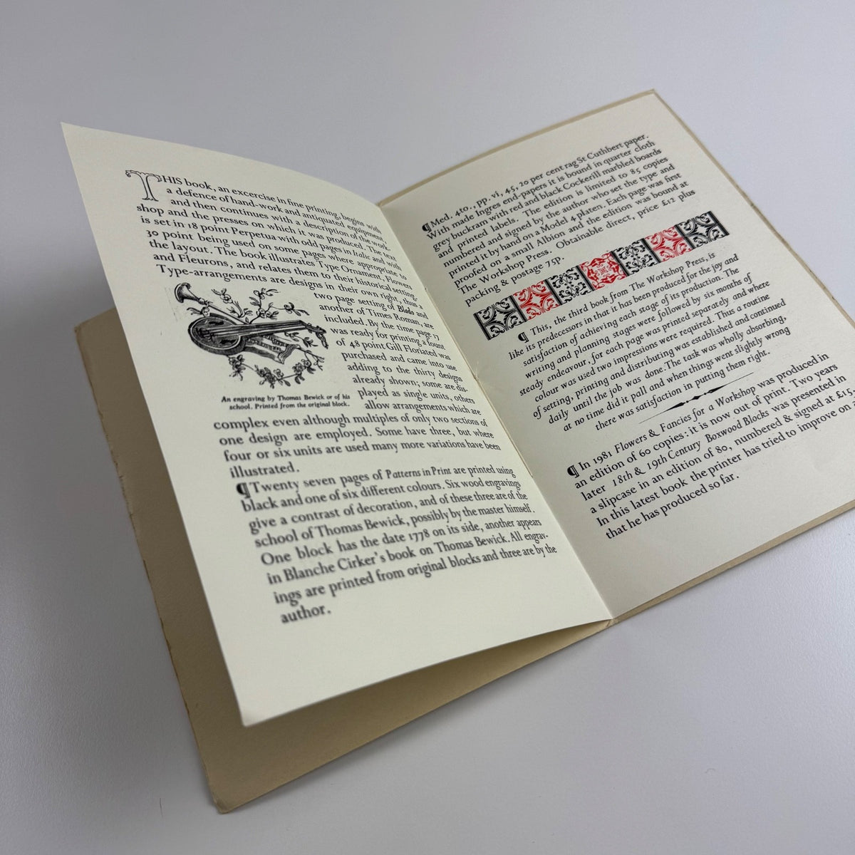 Patterns in Print. A Workshop experiment by Mark Arman | The Workshop Press 1981