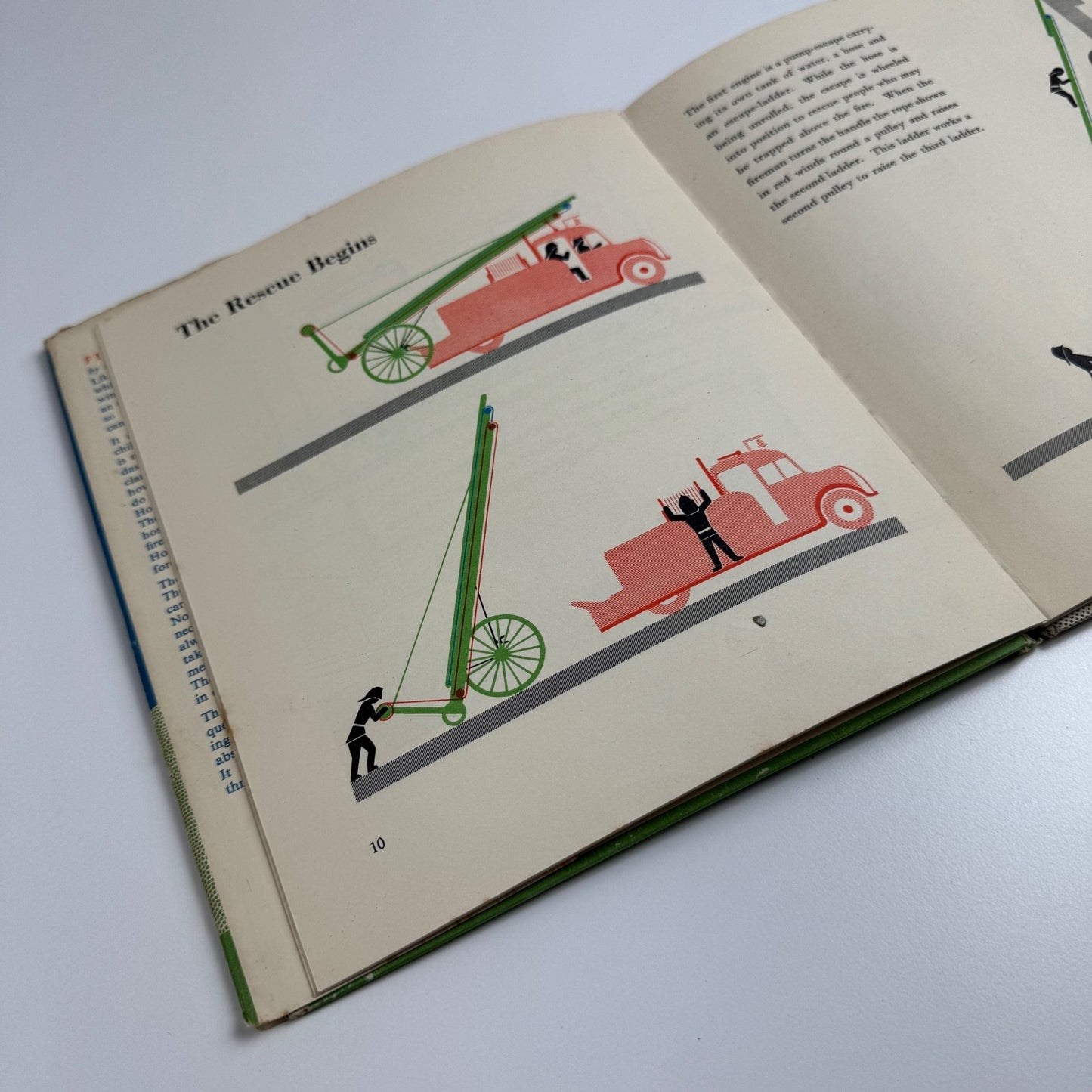 Fire! A Parrish Colour Book for Children by Marie Neurath. Max Parrish, London, 1950 Isotype Institute
