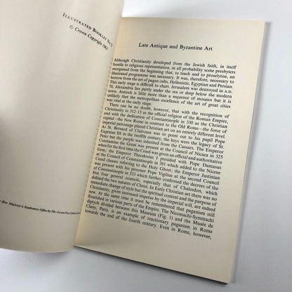 Late Antique and Byzantine Art | Victoria & Albert Museum booklet no.12, 1963