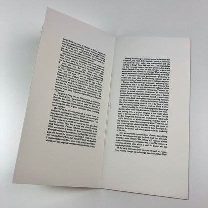Zen & The Art of Typographical Arrangement Phil Abel | Ditchling Letterpress leaflet, 2010