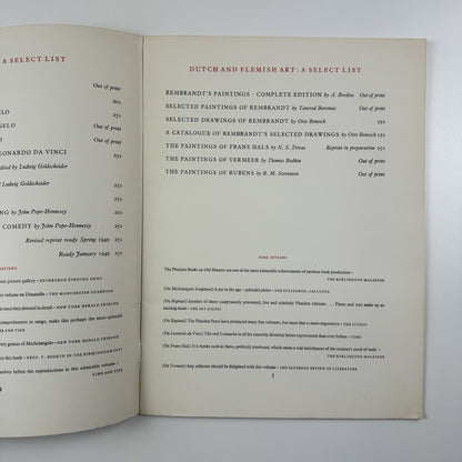 The Phaidon Press. A retrospect and prospectus 1923-1948