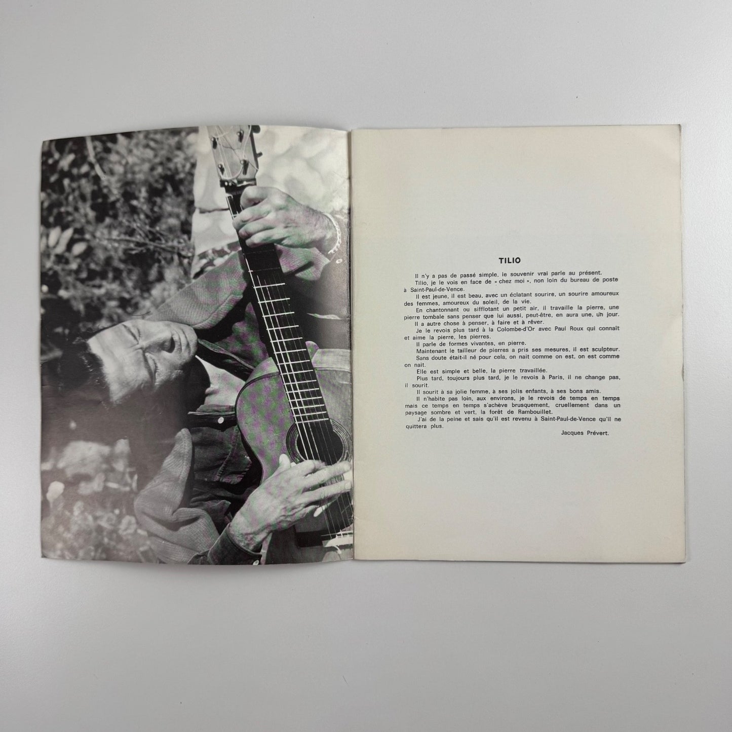 Felix Tilio | introduction by Jacques Prévert | Saint Paul-de-Vence, 1970