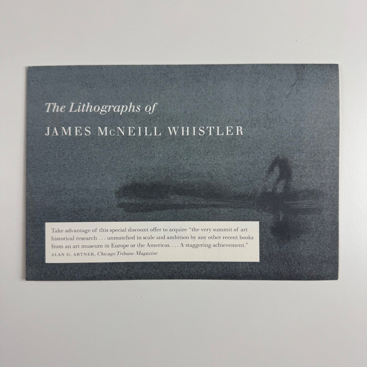 Leaflet/order form for James McNeill Whistler | Hudson Hills Press, 1998