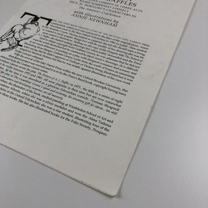 Prospectus – The Return of AJ Raffles | Graham Green | Inky Parrot Press | Annie Newnham