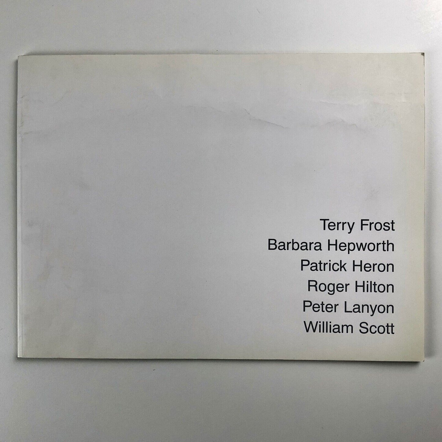 Beaux Arts exhibition catalogue booklet, 1998 | Frost / Hepworth / Heron / Hilton / Lanyon / Scott