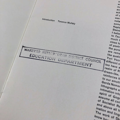 Lithographs by twenty-seven Soviet artists | Grosvenor Gallery catalogue, 1961