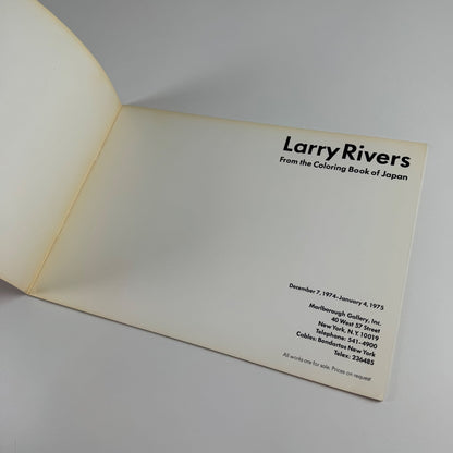 Larry Rivers. From the Coloring Book of Japan Marlborough New York, 1974 1975