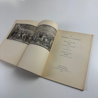 Tempera Paintings by William Blake | Festival of Britain and William Blake Trust Arts Council 1951 includes private view invite