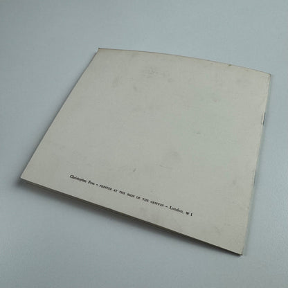 Georges Braque paintings & drawings 1909-1953 | ICA Gallery, 1954 printed by Christopher Foss